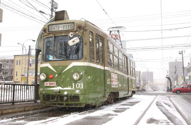 Street Car in Sapporo