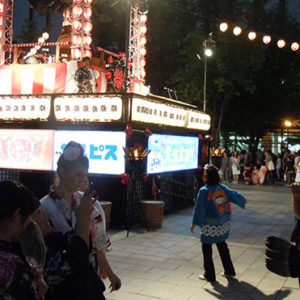 Hokkai Bon Odori in Odori Park, Yukata Dancing Circle