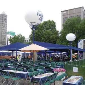 Beer Gardens at Odori Koen Park, Sapporo in 2014