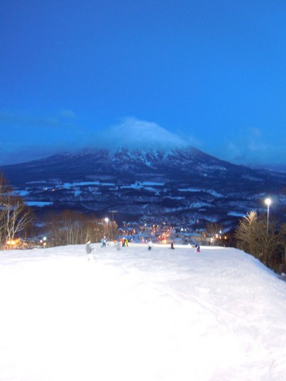 The view of Mt.Yoteizan From the top of Mt.Niseko Annupuri