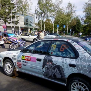 Itasha, not meaning a Italian car, it’s a kind of Otaku Culture at Kitamae Sapporo Manga Anime Festival 2014