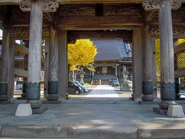 Main building from the gate