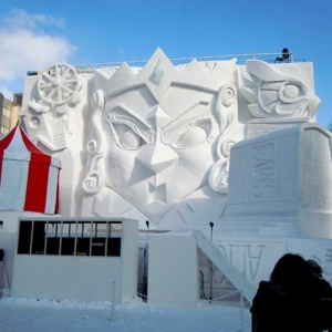 Alice’s Adventure in Snow land in Sapporo Snow Festival 2015