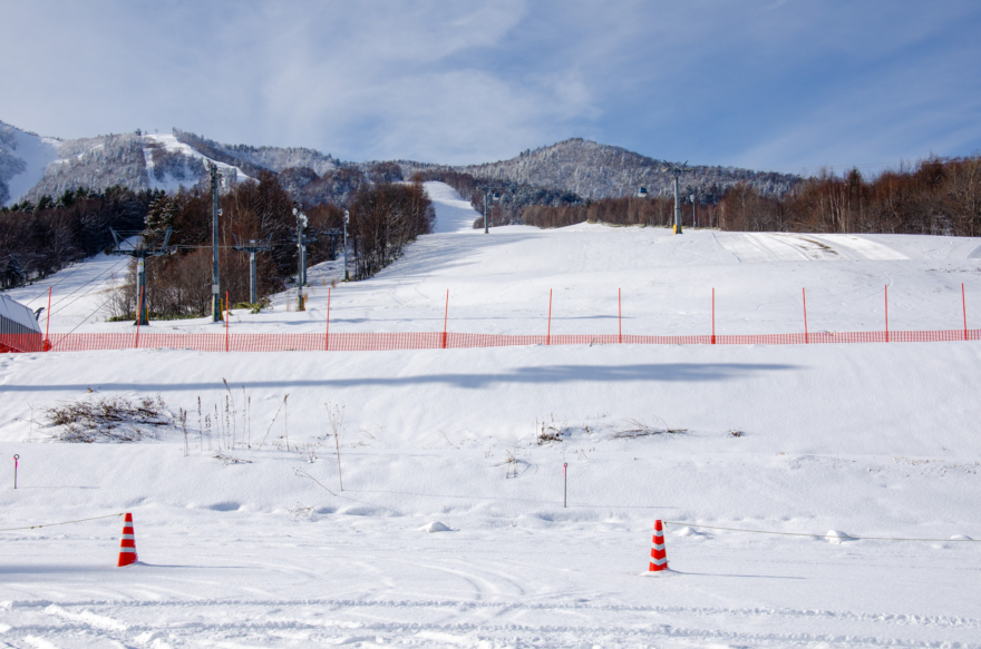 Kitanomine Ski Area in Furano, Kitanomine Zone of Furano Ski Area
