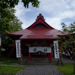 Itsukushima Shrine in Mashike
