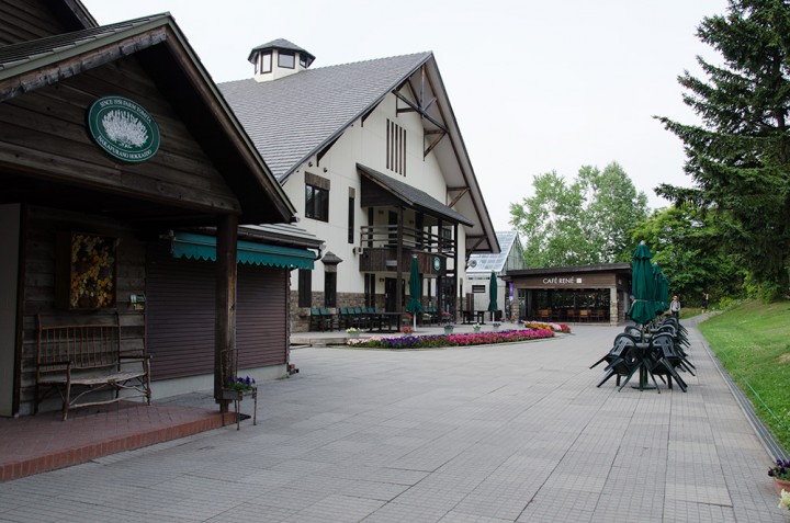 a main house and cafe