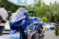 Itasha displays in Kitamae 2015