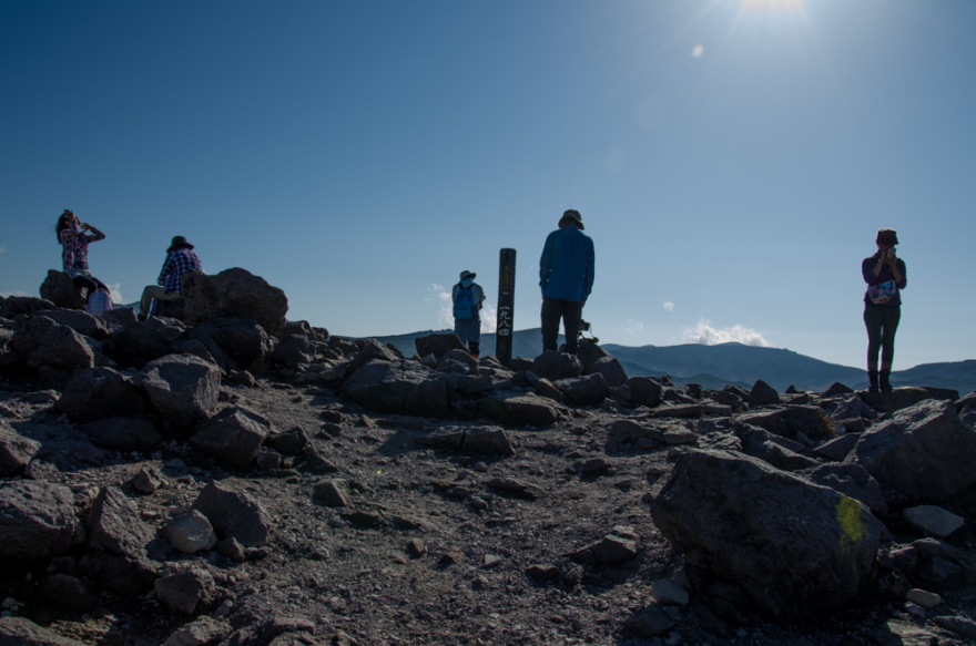 Mt.Kurodake, one of the Daisetsu mountain range where Gods are playing, called Kamui Mintara
