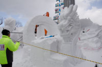 International Snow Sculpture Contest 2016 in Sapporo Snow Festival