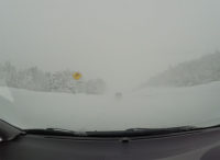 White-out Driving in the winter