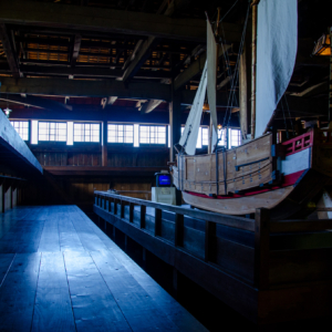 Hanada Banya, the biggest lodging house for herring fishermen called ‘Banya’.