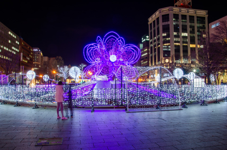 Sapporo White Illumination has started on Nov 22, 2019