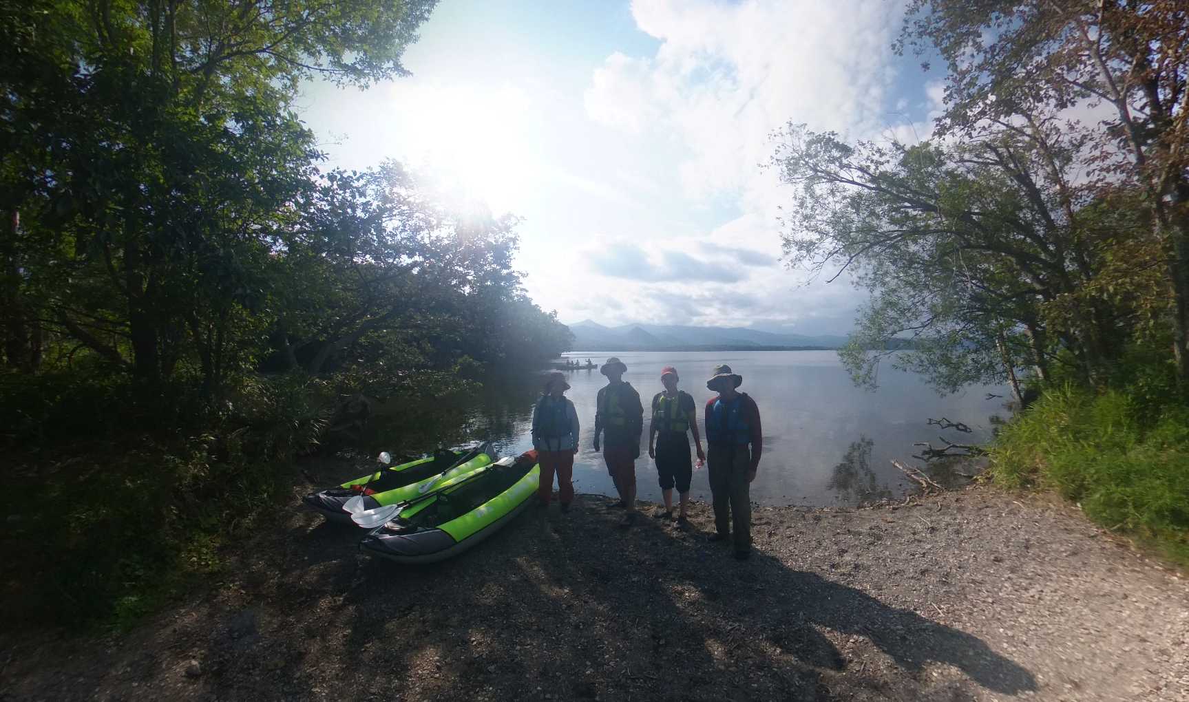 Kayak down the Kushiro river