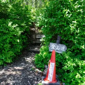 Exit from the Flower Fields at the Foot of Mount Tarumae
